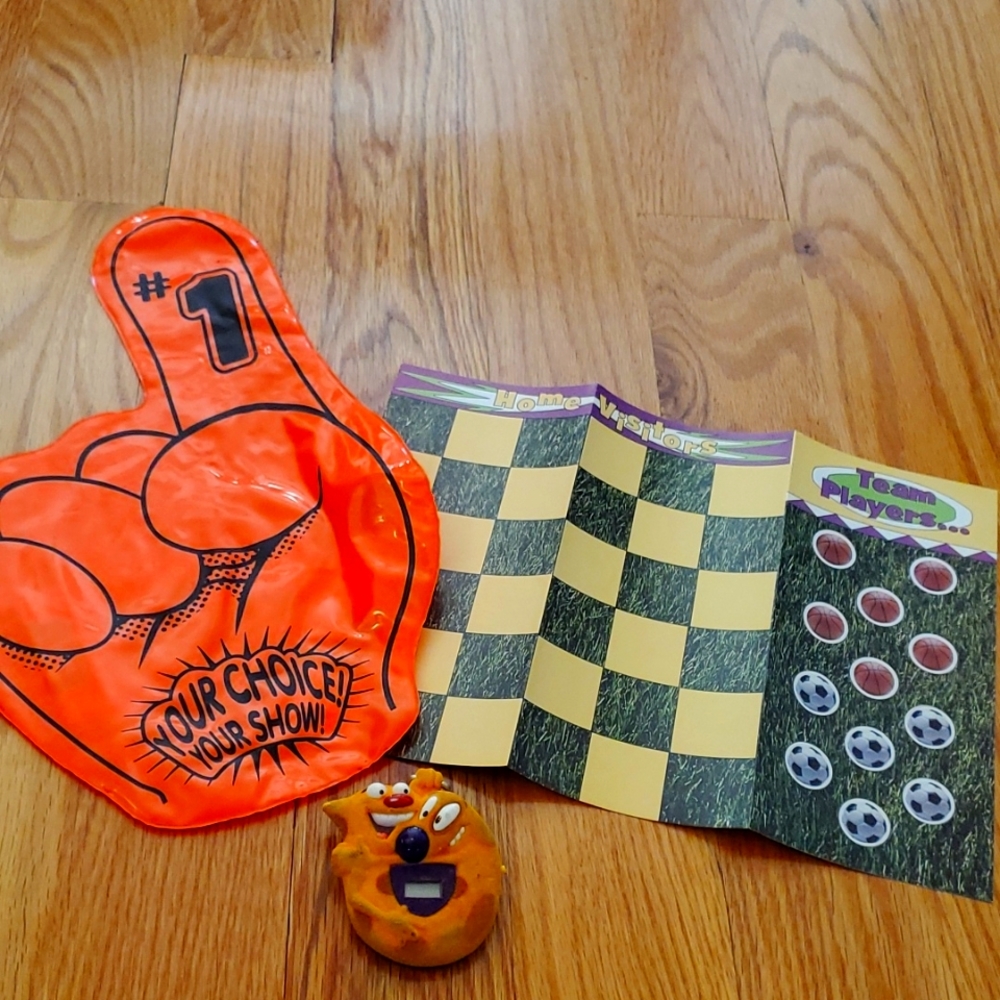 1999 Burger King Kid's Choice Awards blow up finger+ extras